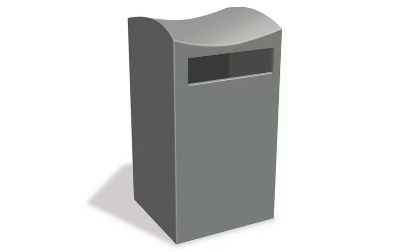 Poubelle béton moderne
