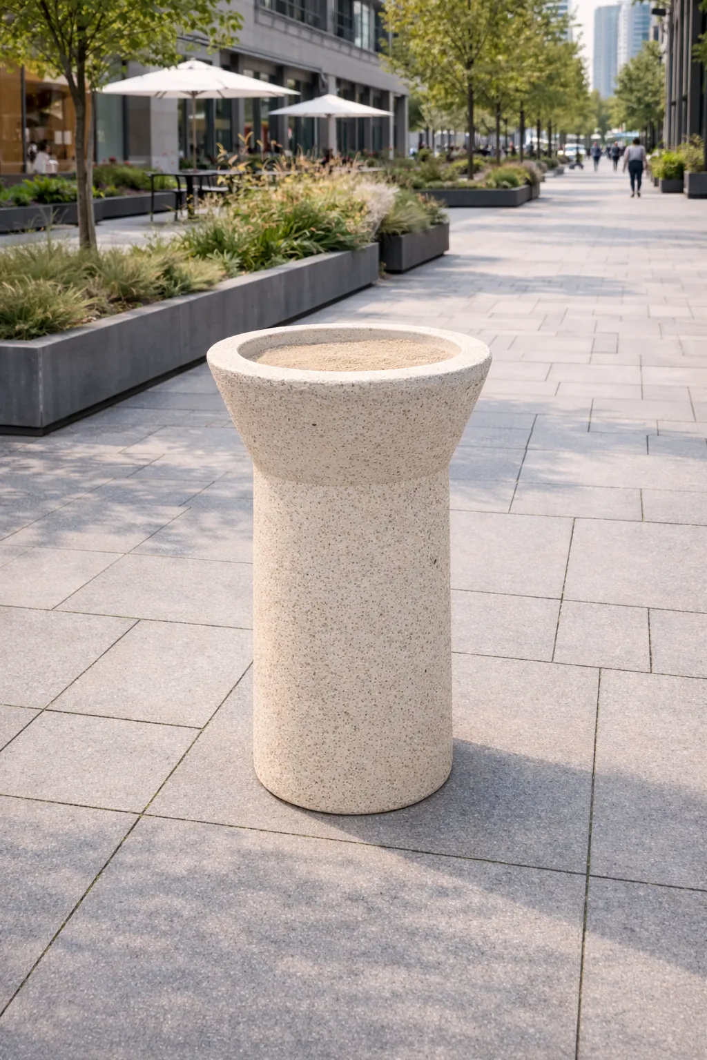 Concrete public ashtray AP81CEN