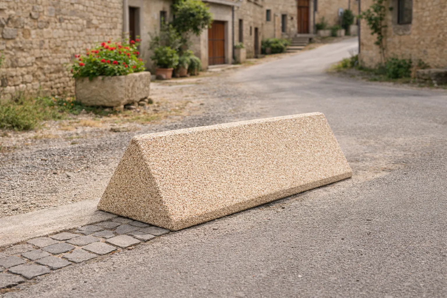 Anti-parking concrete bollard