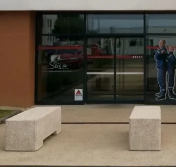 Protective concrete bollard