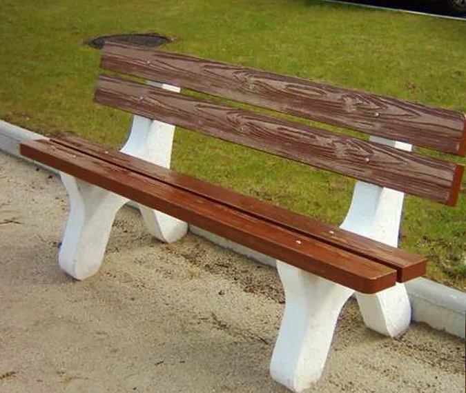 Banc imitation bois