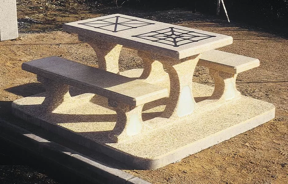 Picknicktafel met inleg