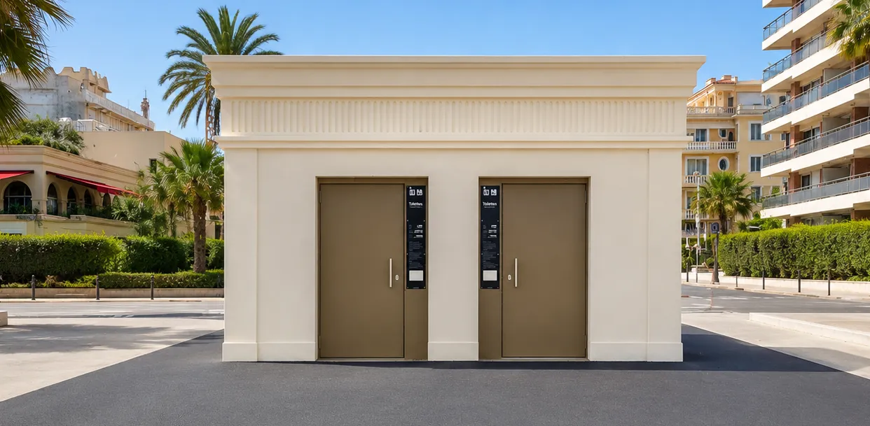 Sanitaire box in box kiosque Perpignan