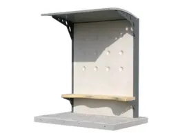Petit abri bus avec banc