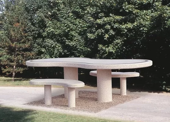 Ergonomische picknicktafel