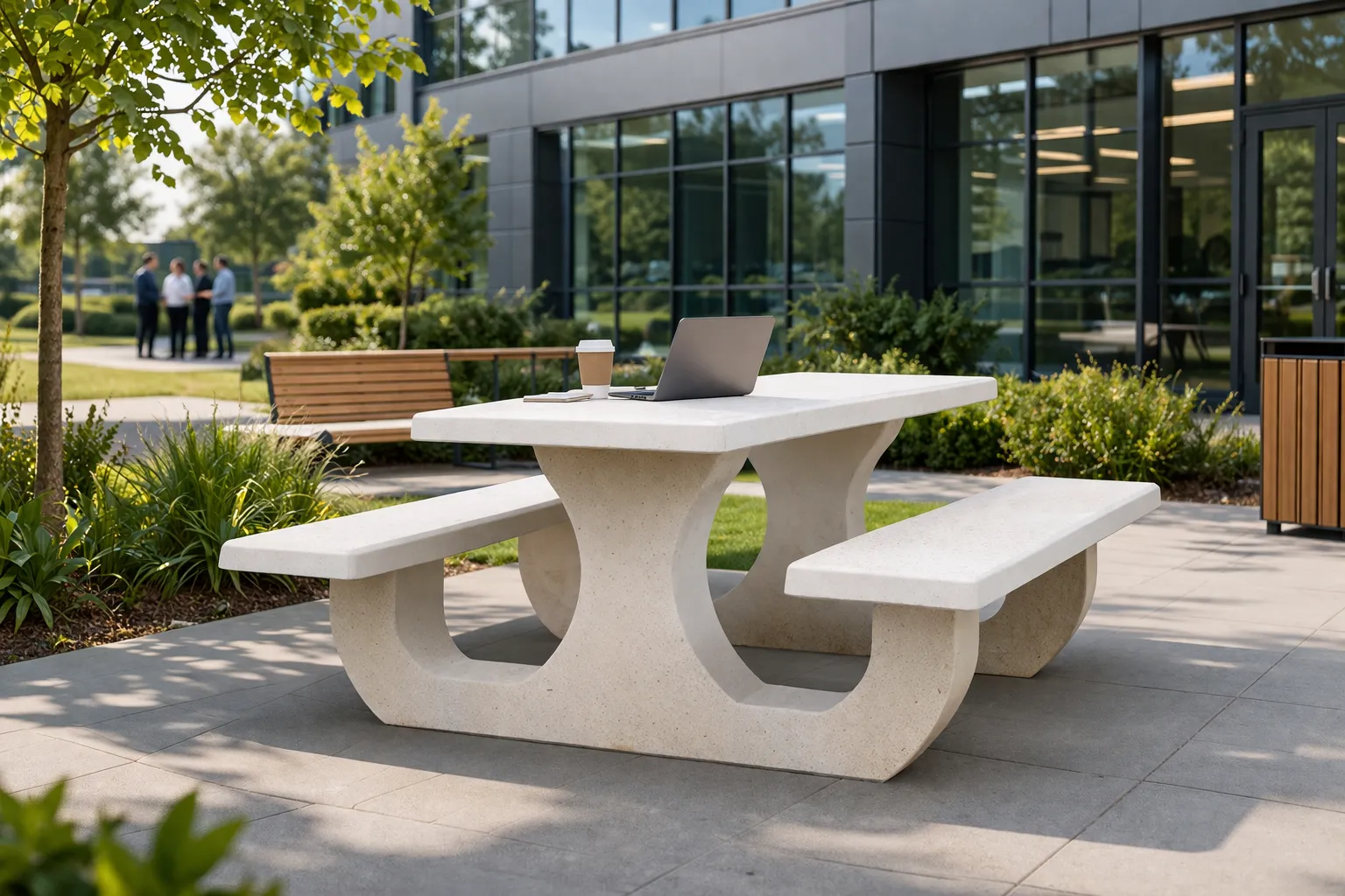 Classic picnic tables